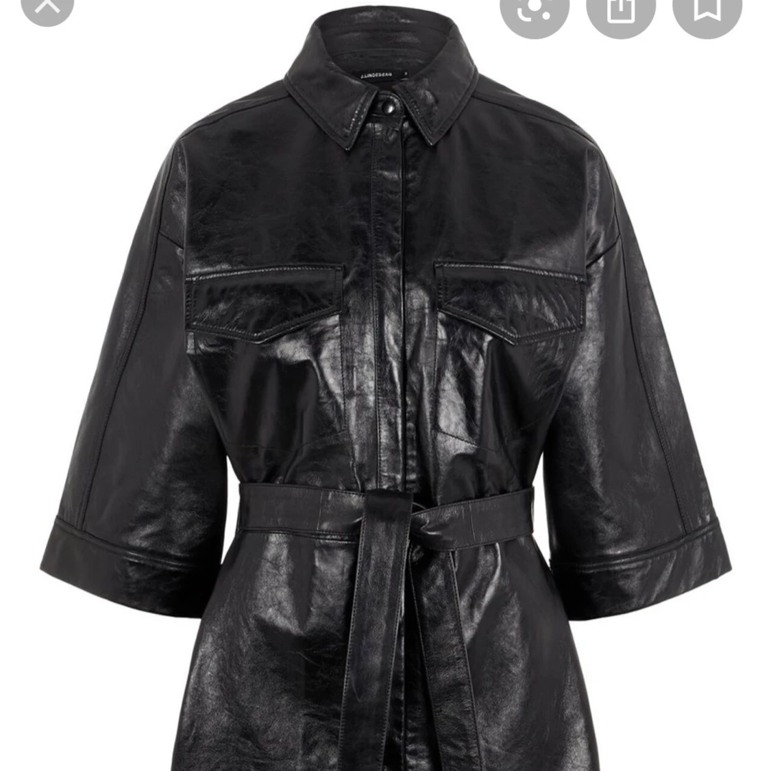 Janis Leather overahirt JLindeberg