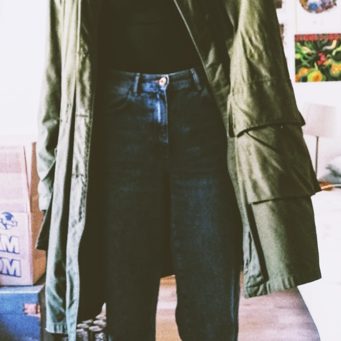 Rejäl militärjacka - 91