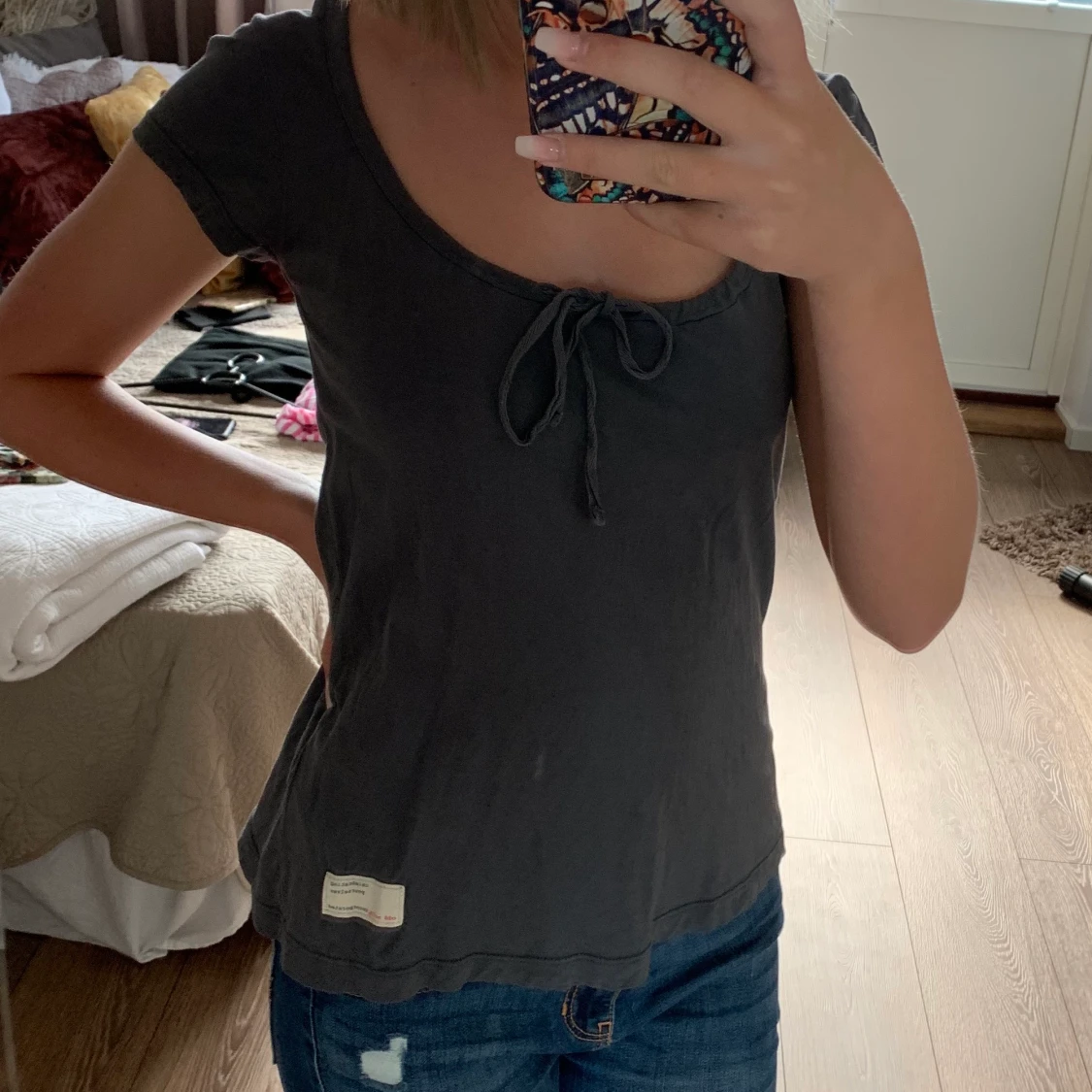 Mörkgrå Odd Molly T-shirt