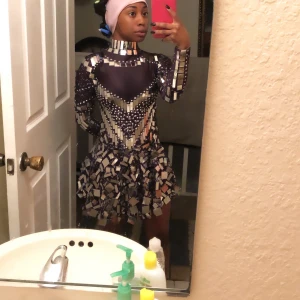 Dress  - The items is made using 4 way stretch ( extremely stretchy ) lT AN XS. Original price $300  BUST: 30-40  WAIST : 24-40  #womenclothes #y2k #dress #depop #boutique  HIPS: 34-45 