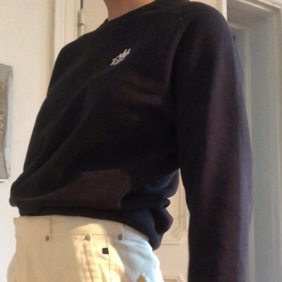 Kappa svart sweatshirt - 90