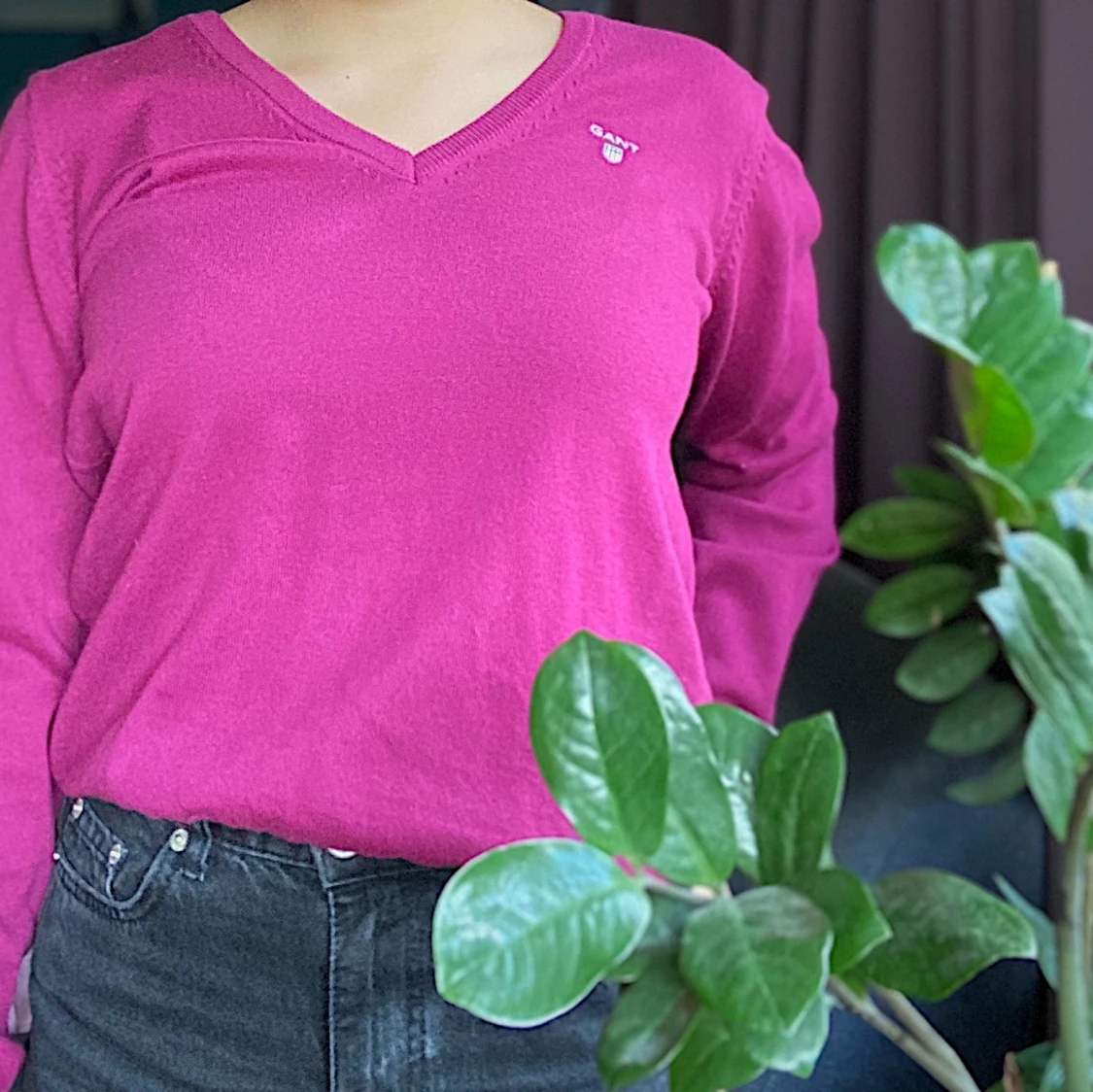 Gant v-ringad tröja