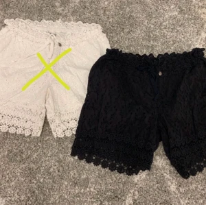 Endast svarta somriga spets short kvar!! - Bara dem svarta kvar! Riktigt snygga spets short! I storlek S