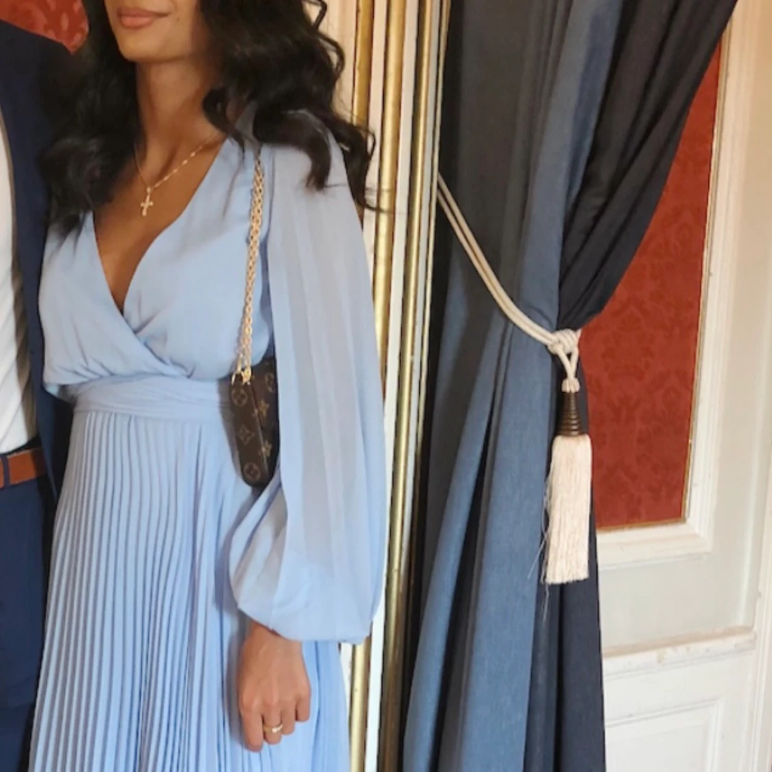 Ljusblå klänning  - 91