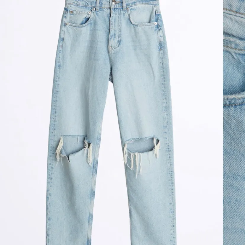 De populära Gina-jeansen i stl 42, i nyskick då de endast är använda 3 gånger!! Skickar gärna fler bilder om det önskas! Köparen står för frakt💗. Jeans & Byxor.