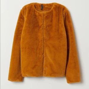 Fuskpälsjacka, S  - En jacka i mjuk pälsimitation. Jackan har dold knäppning med hyskor och hakar fram samt fickor i sidsöm. Fodrad. Ny pris: 299kr Färg: Senapsgul   Komposition: Polyester 100% Foder: Polyester 100% 