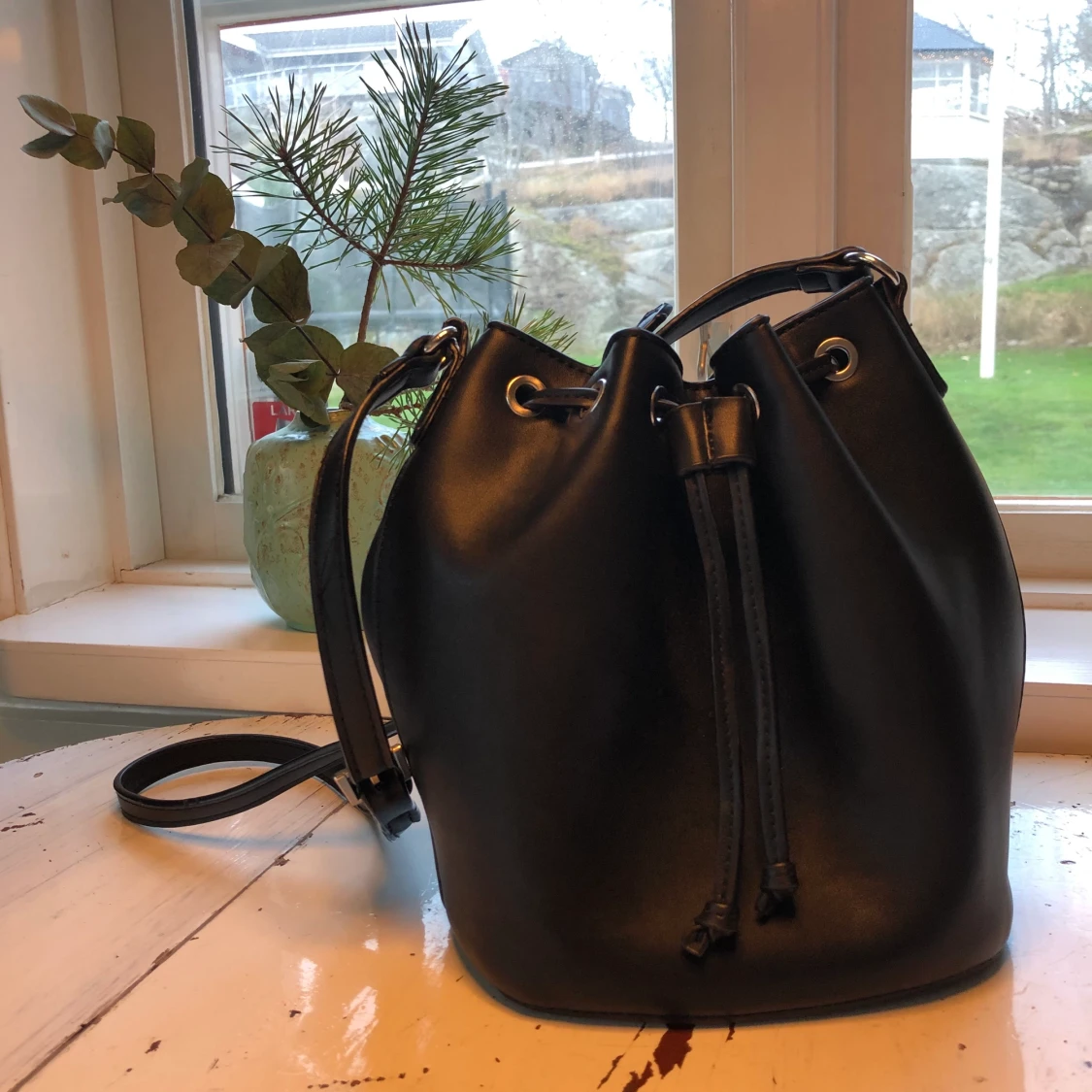 Svart axelväska - 90