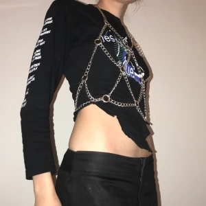 Kedja - Harness/kroppskedja. Jag har storlek S men det går lätt att justera storleken bak