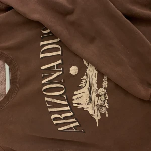 Brun vintage tröja - Den är i princip ny och endast använd 1 gång! Verkligen inget fel på tröjan, bara det att den inte riktigt är min stil. Köpte den på zalando (men den är från pull&bear) på blackfriday ✨✨                                                                         Buda med minst 10kr varje gång ✨                                        HÖGSTA BUD JUST NU : 400kr!                                                             Avslutas på tisdag v1 ☺️, buda endast om du är säker på att du vill ha den!