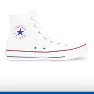 Vita höga Converse - Lånad bild. Stl 43. Finns någon fläck men Inge märkvärdigt, bild kan fås. Bud från 150kr. Köparen står för frakten.