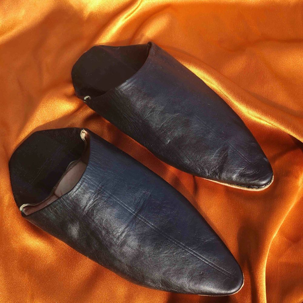 Marockanska handgjorda skor/tofflor | Plick Second Hand