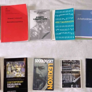  - Kurslitteratur till salu. Vissa böcker är använda andra inte, markeringar i de använda underlättar i pluggandet.   Pris diskuteras privat :) 