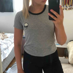 - Grå t-shirt från Brandy Melville. Fint skick, köpare står för frakt 😊