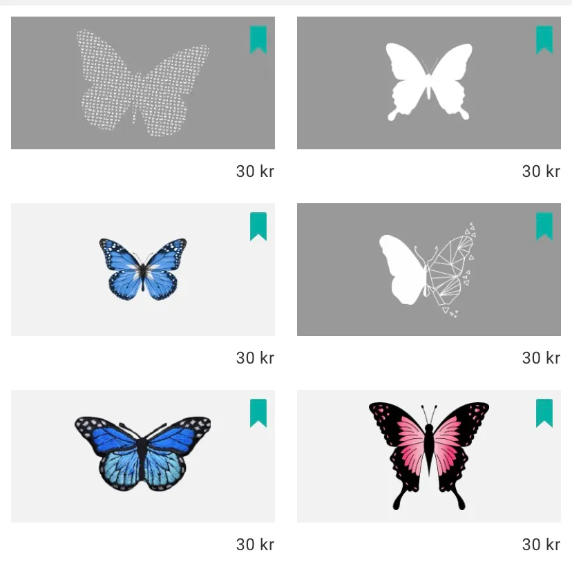 Här är lite förslag på vad man kan ha som motiv🦋 jag själv älskar fjärilar så här är några exempel 🥰. Klänningar.