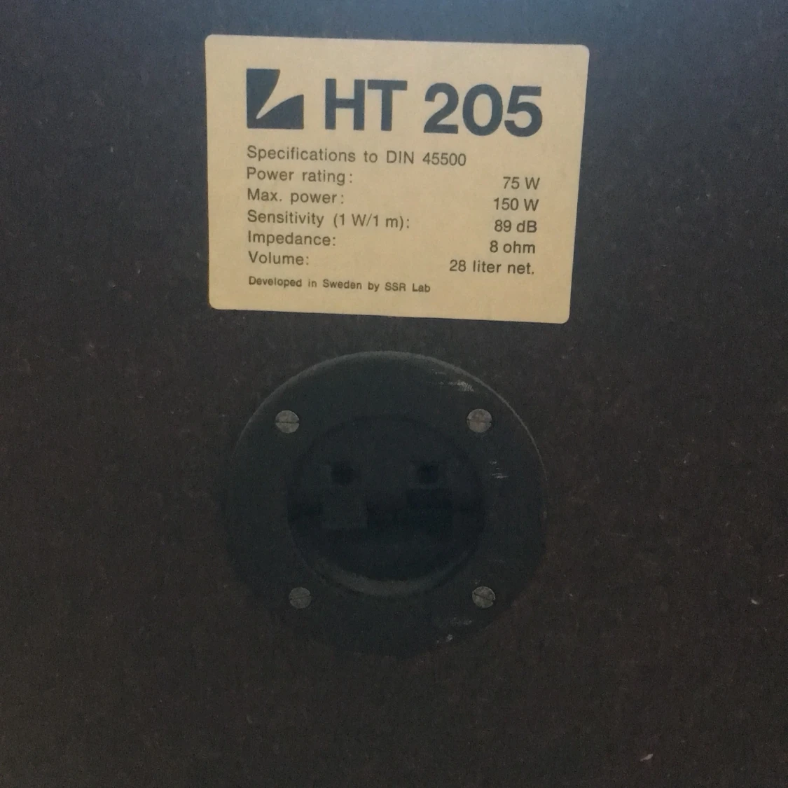 Högtalarlådor HT 205 - 90
