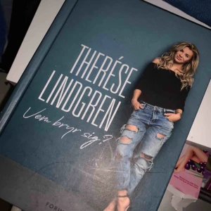 - Therese Lindgrens bok ”vem bryr sig” med autograf, bra skick