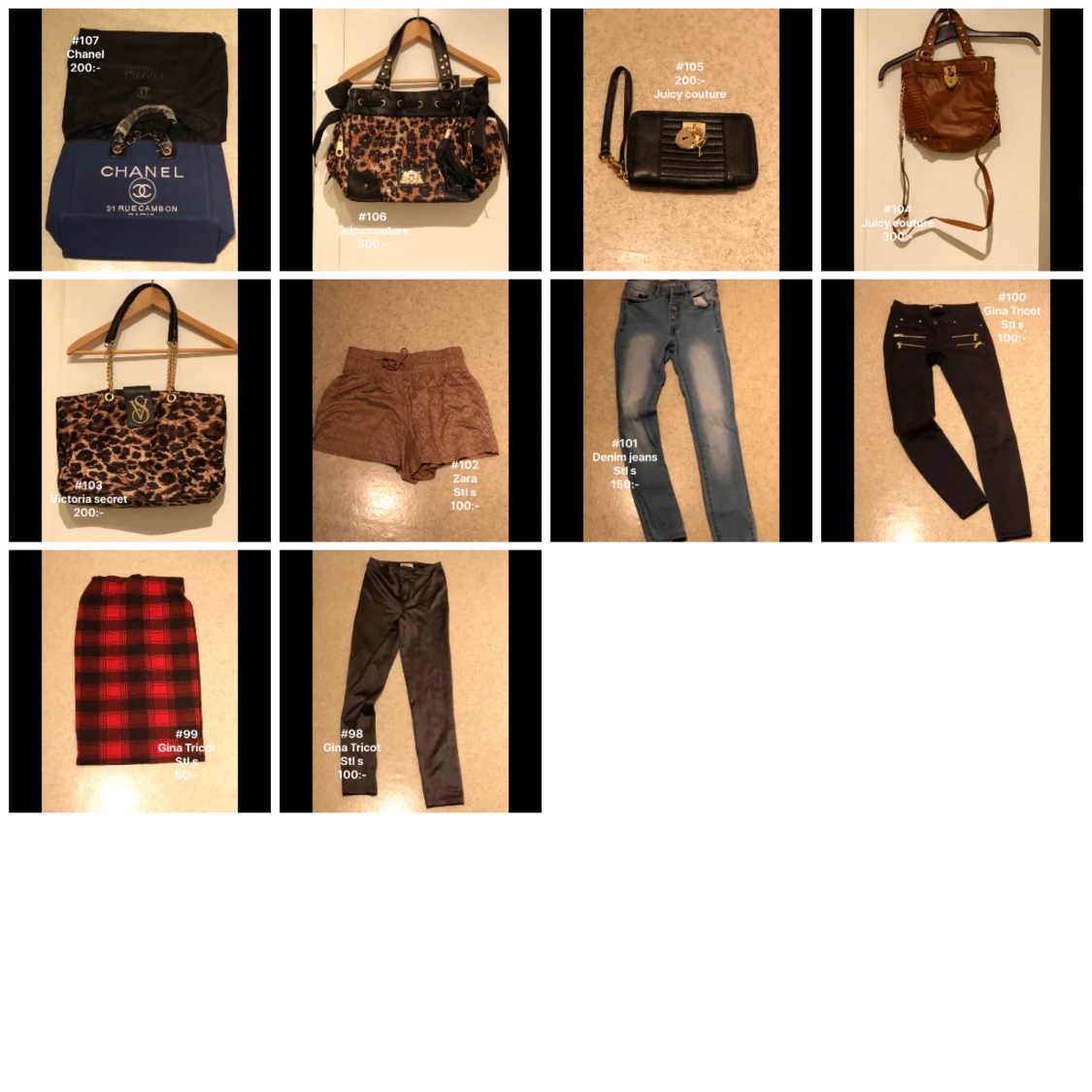 Guess zara etc kläder