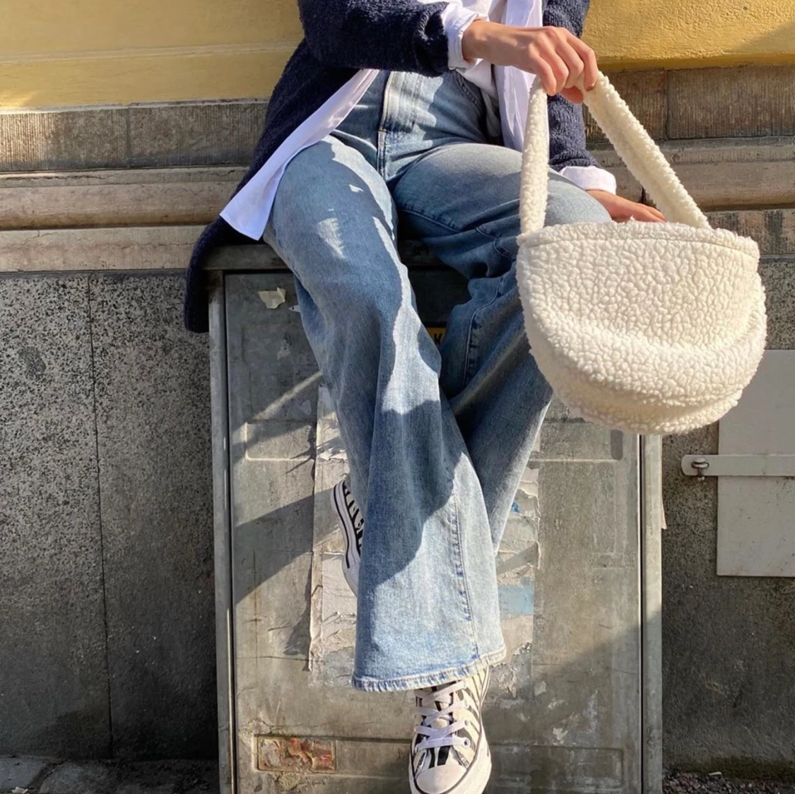 Baguette bag i teddy tyg✨💞😇 - 90