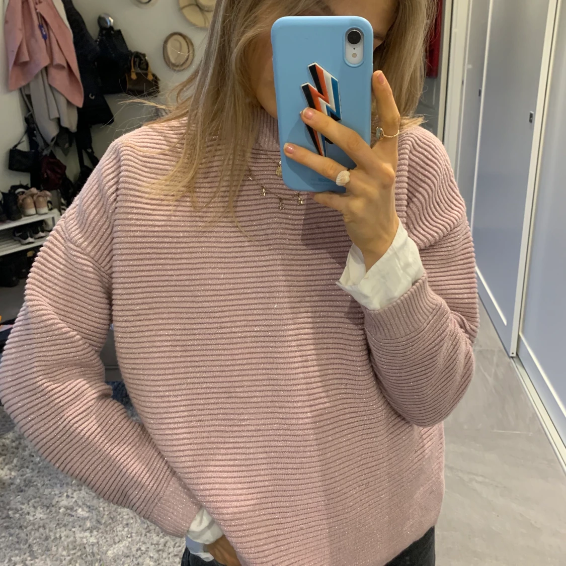 Såå fin glittrig tröja 💗💗