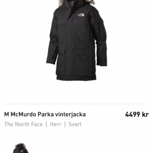 The North Face vinterjacka st.XS  - En fin och framförallt skön och varm att ha på en kall vinter. Passar både för en tjej eller en kille. Priset är det som gäller. Fraktas mot betalning. 