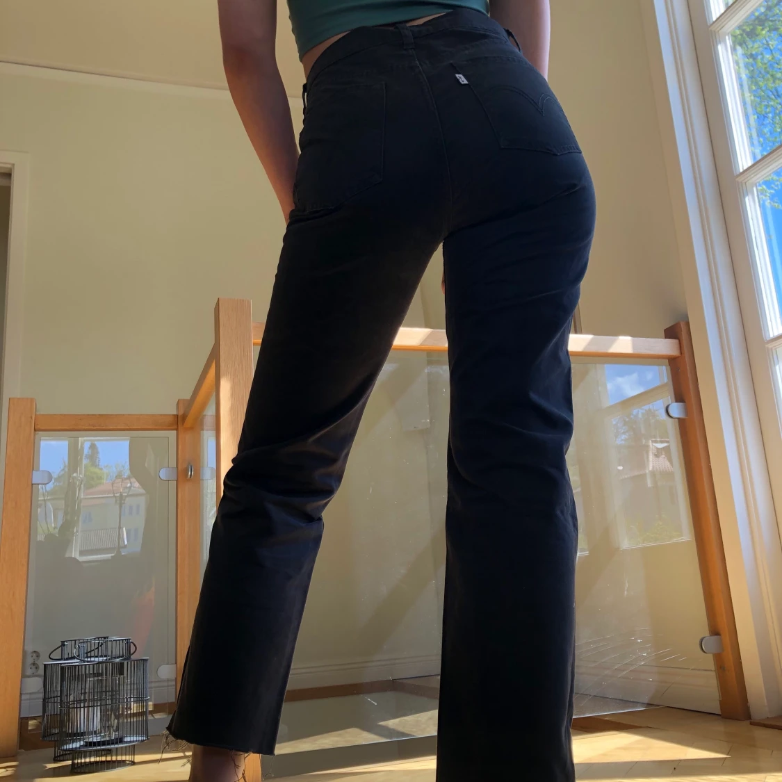 Unika handmålade Levis jeans  - 91