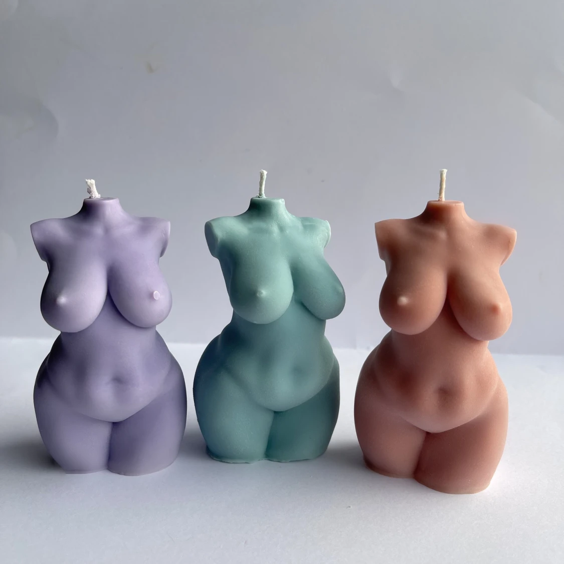 Glittriga Pastell doftljus 10cm 