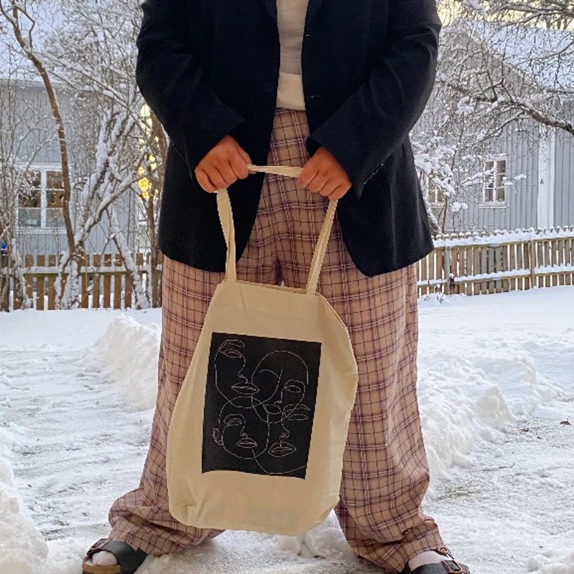 Tygkasse med valfritt tryck