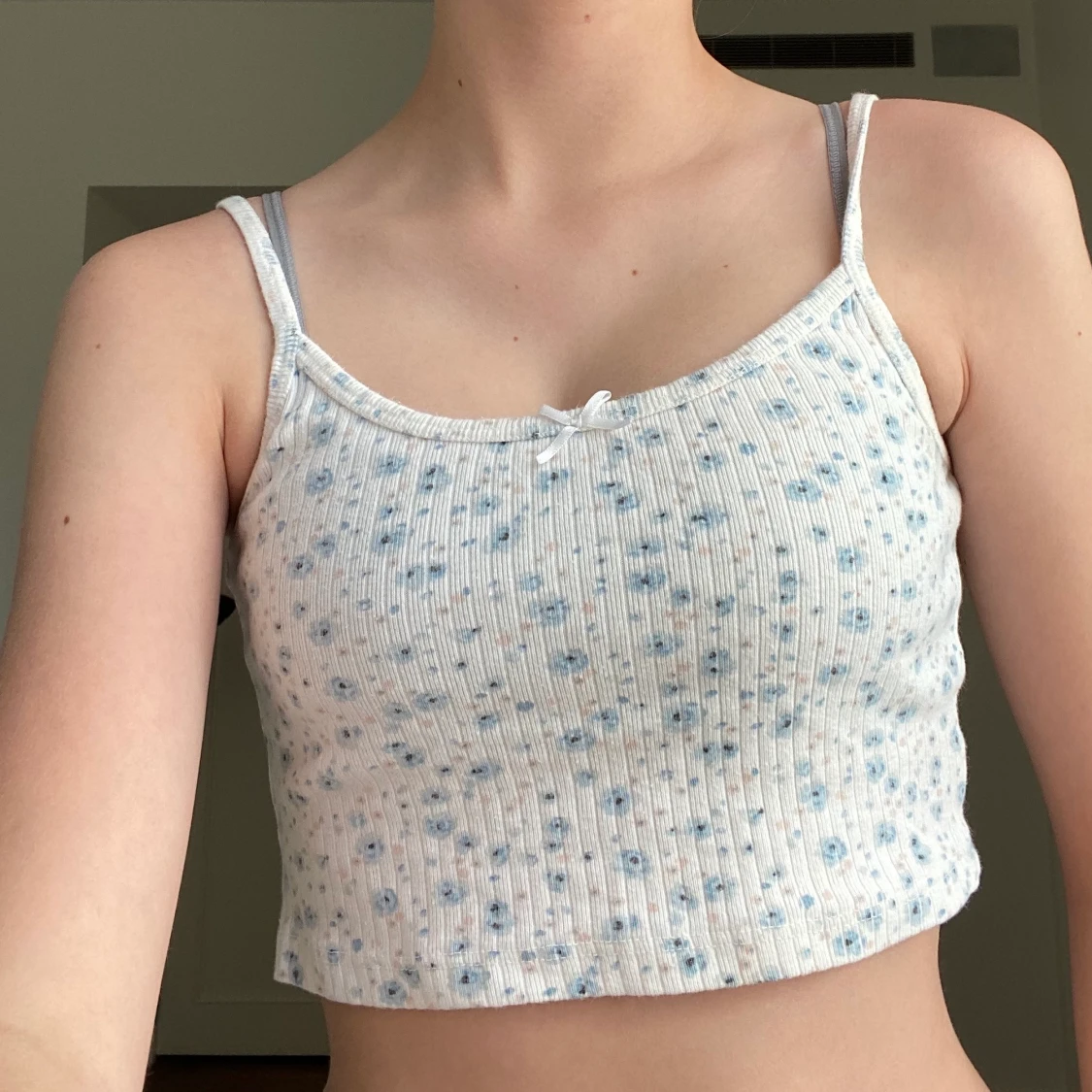 Jätte sött blommig brandy melville topp! - 90