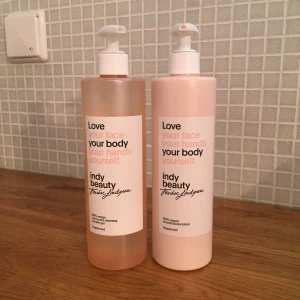 Therese Lindgren x Indy Beauty  - Shower gel och body lotion från Therese Lindgren x Indy Beauty. Helt oanvänt!! Totalt nyvärde: 278kr, säljer båda för 120kr!