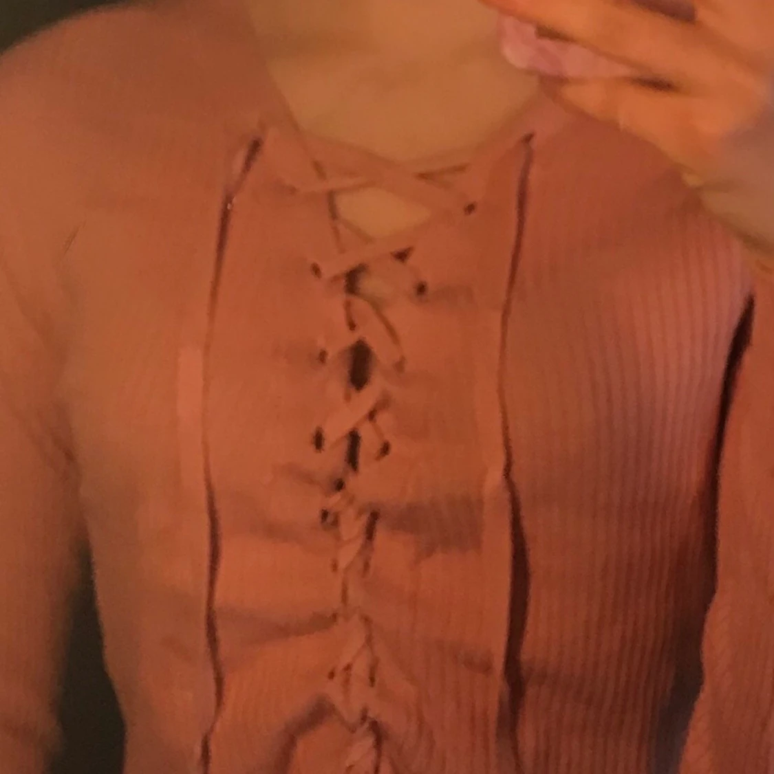 Snygg matt rosa magtröja!💓 - 90