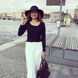 Vita kontorsbyxor. XS. Ankellånga - Högmidjade! 