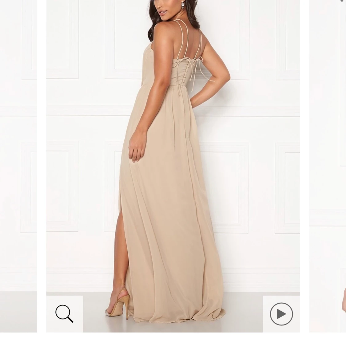 Beige balklänning, 450kr + frakt - 90