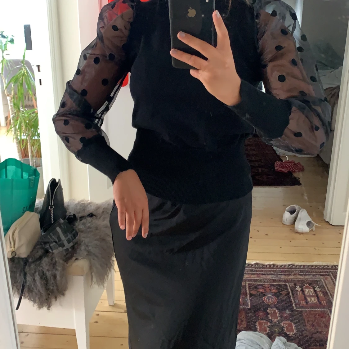 Tröja med prickiga ärmar från Tessie!