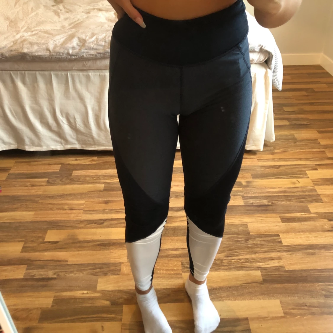 Blå träningsthights 