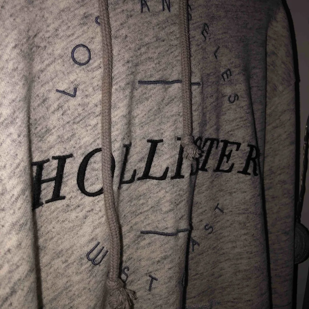 Hoodie från Hollister. Använd men inte sliten alls. Köpt för kanske 2 år sedan men inte använd på ungefär 1 år. Storlek M och inte figursydd. Köparen står för frakt. Hoodies.