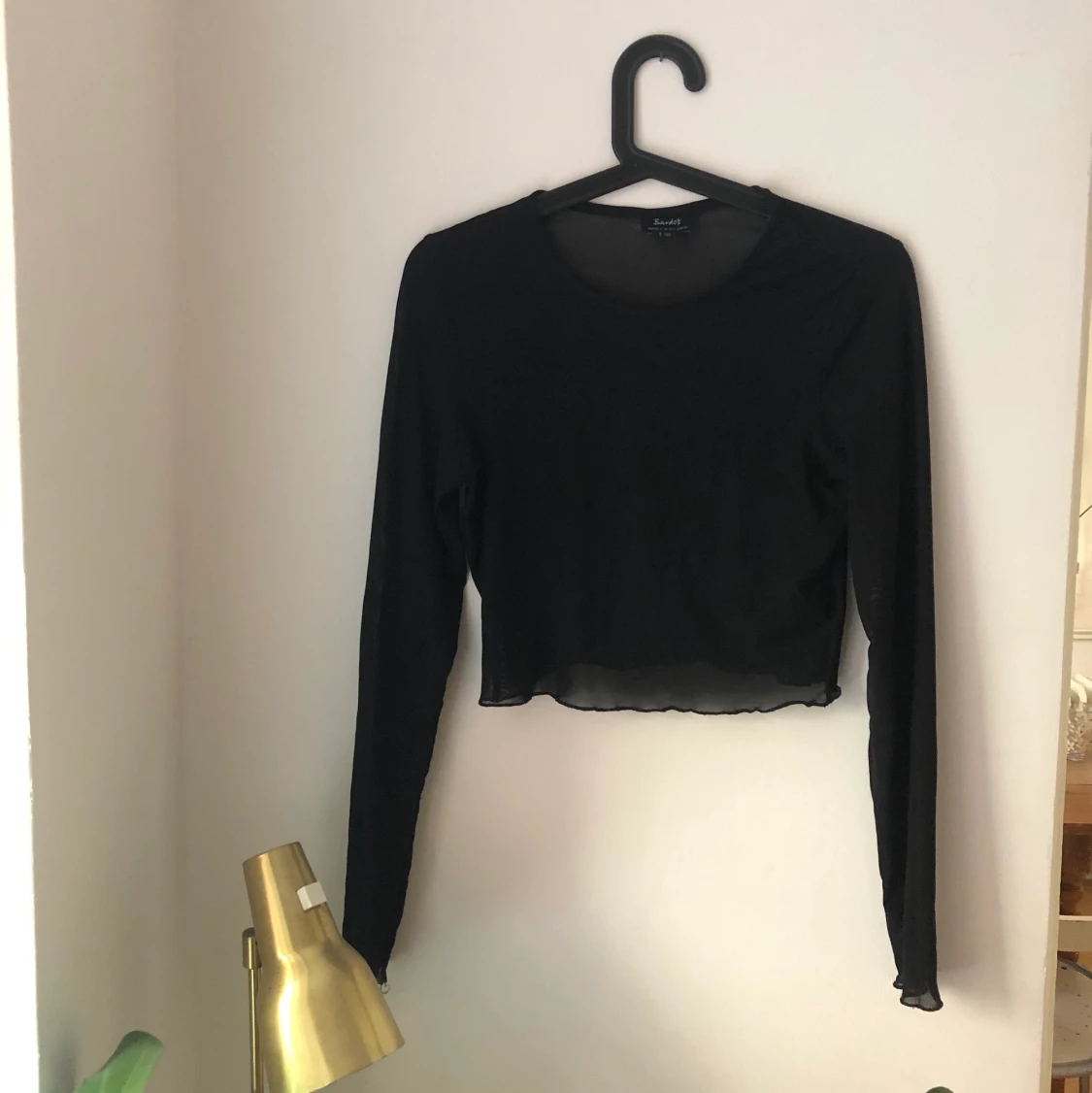 Croppad mesh-topp - 90