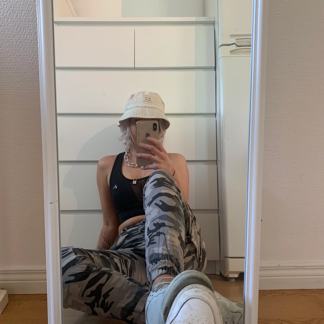 Camo-cargobyxor från MadLady - 90