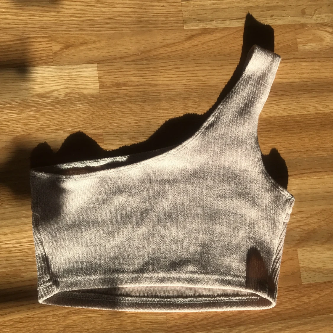 cropped one shoulder top - 91