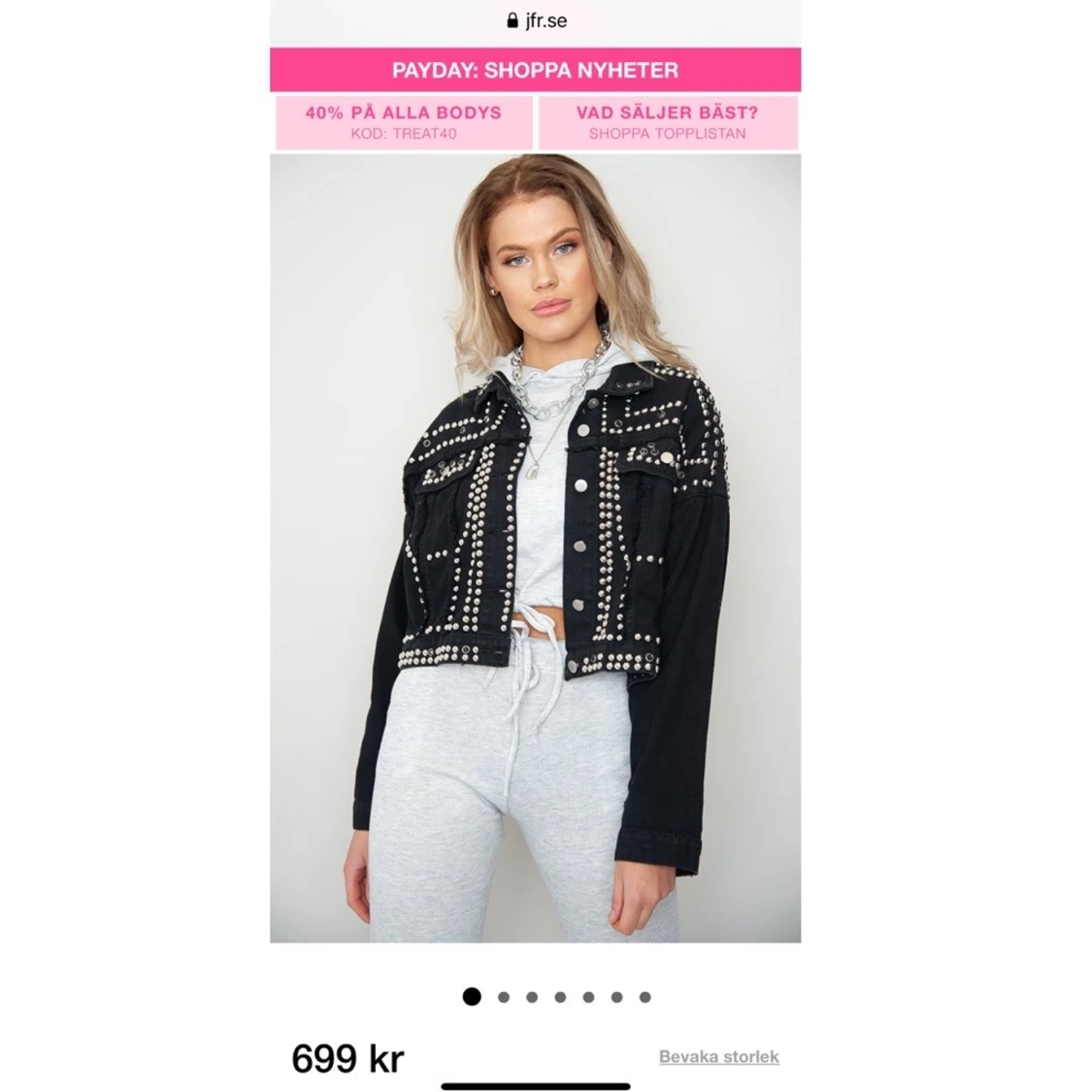 Jeans jacka från Jfr.se strl 36/S - 90