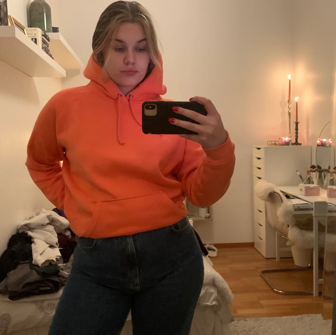 Neonorange hoodie