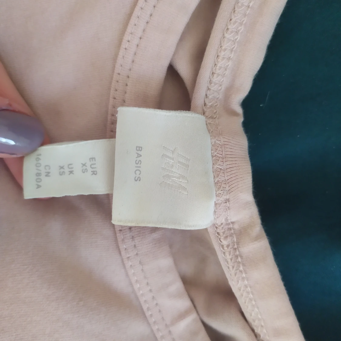 Crop top rosa/beige - 90