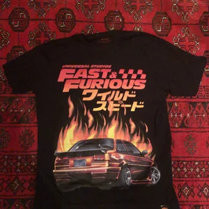 Fast & Furious T-Shirt  - Svart Fast & Furious T-Shirt från Pull and Bear.