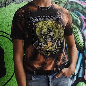 Iron maiden tshirt - Bleached Iron maiden t-shirt 🤍 Skriv för mer info. Kan hämtas i karlstad, annars står köparen för frakt