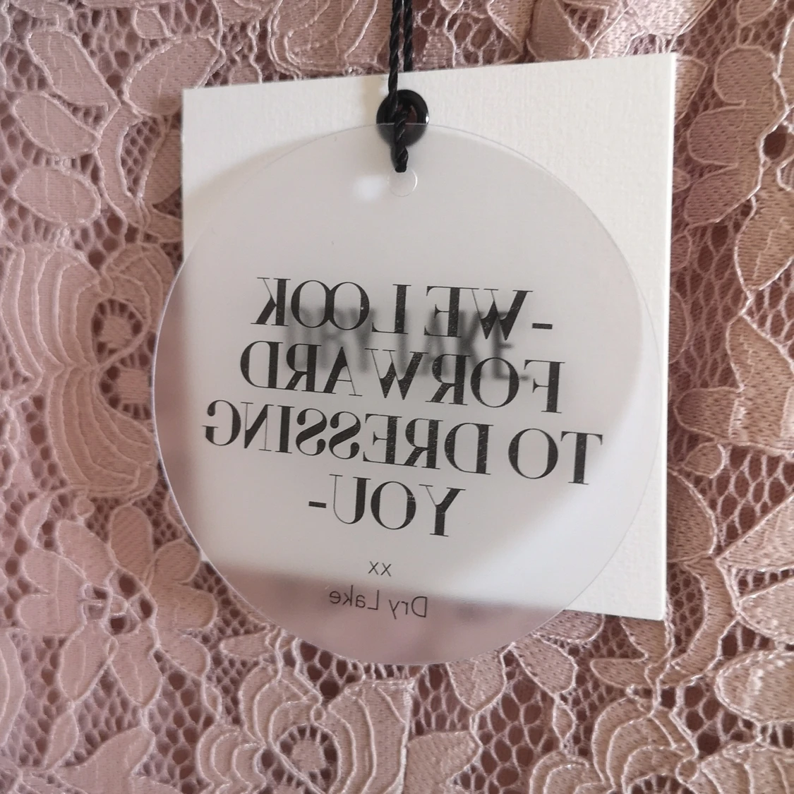 Rosa långklänning  - 90