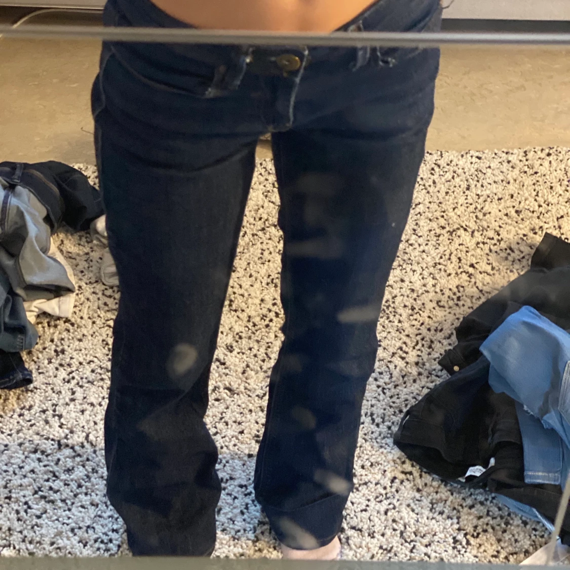 Lågmidjade jeans  - 90