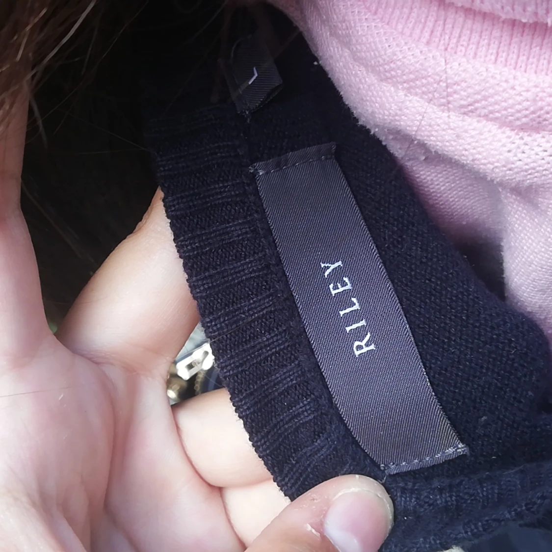 Trendig rutig långärmad tröja  - 90