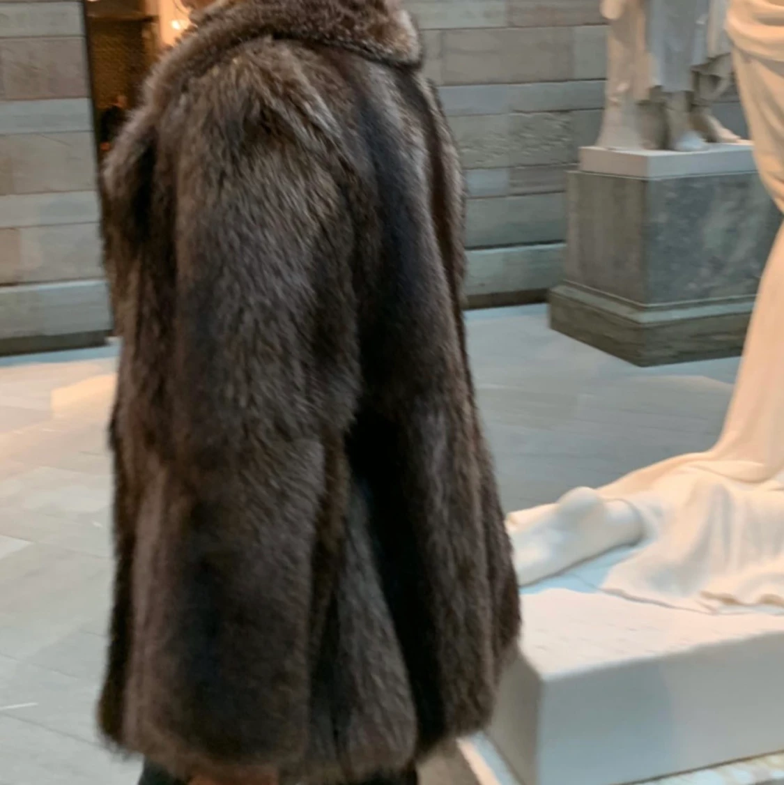 Pälsjacka äkta  - 90