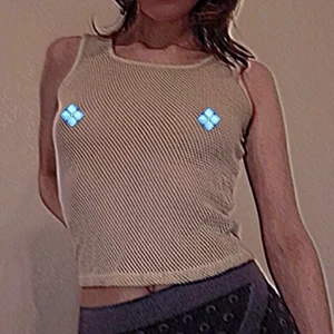 Y2k linne - Mesh/nätlinne i bomull, jag har S🌸