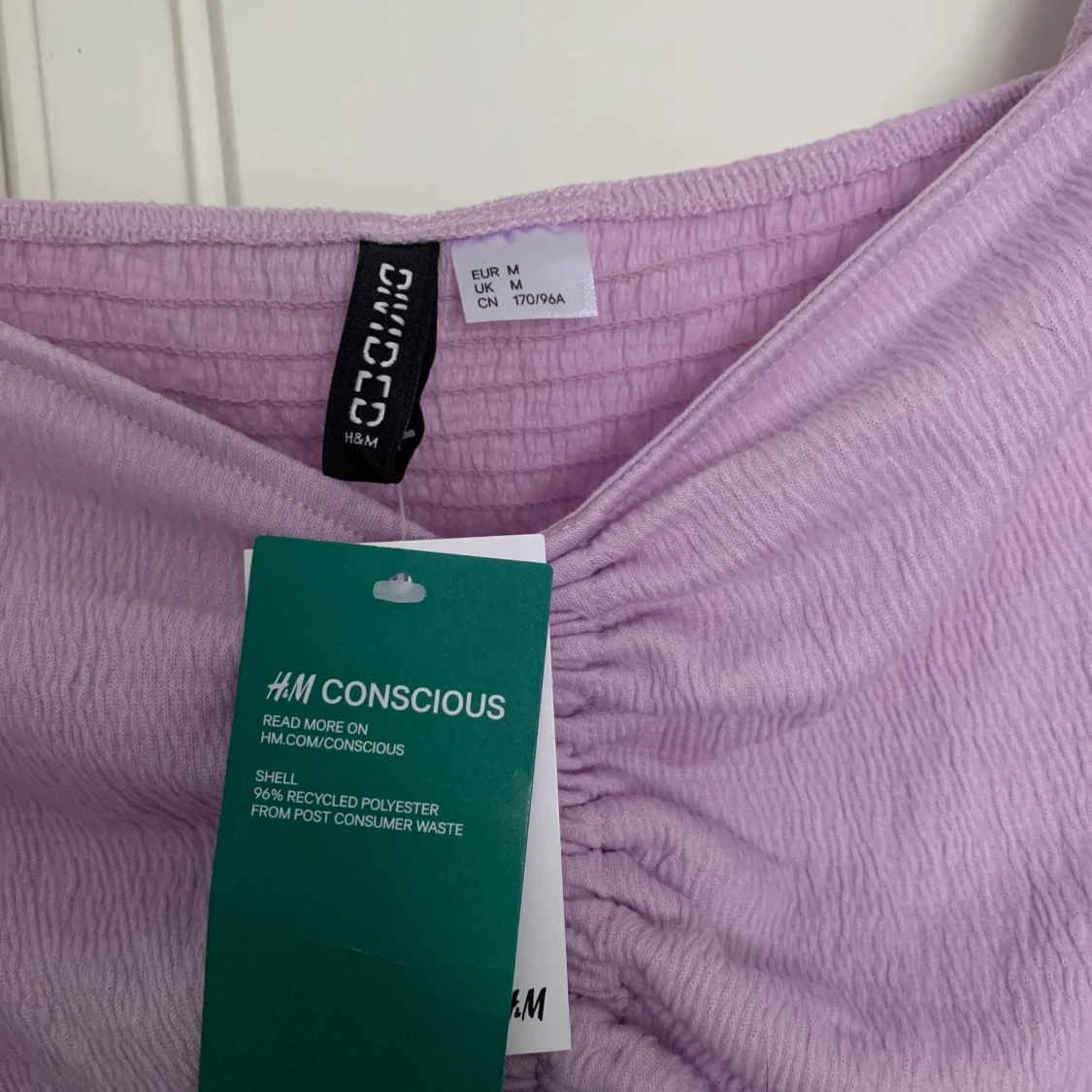 Lila topp, prislapp kvar - 91