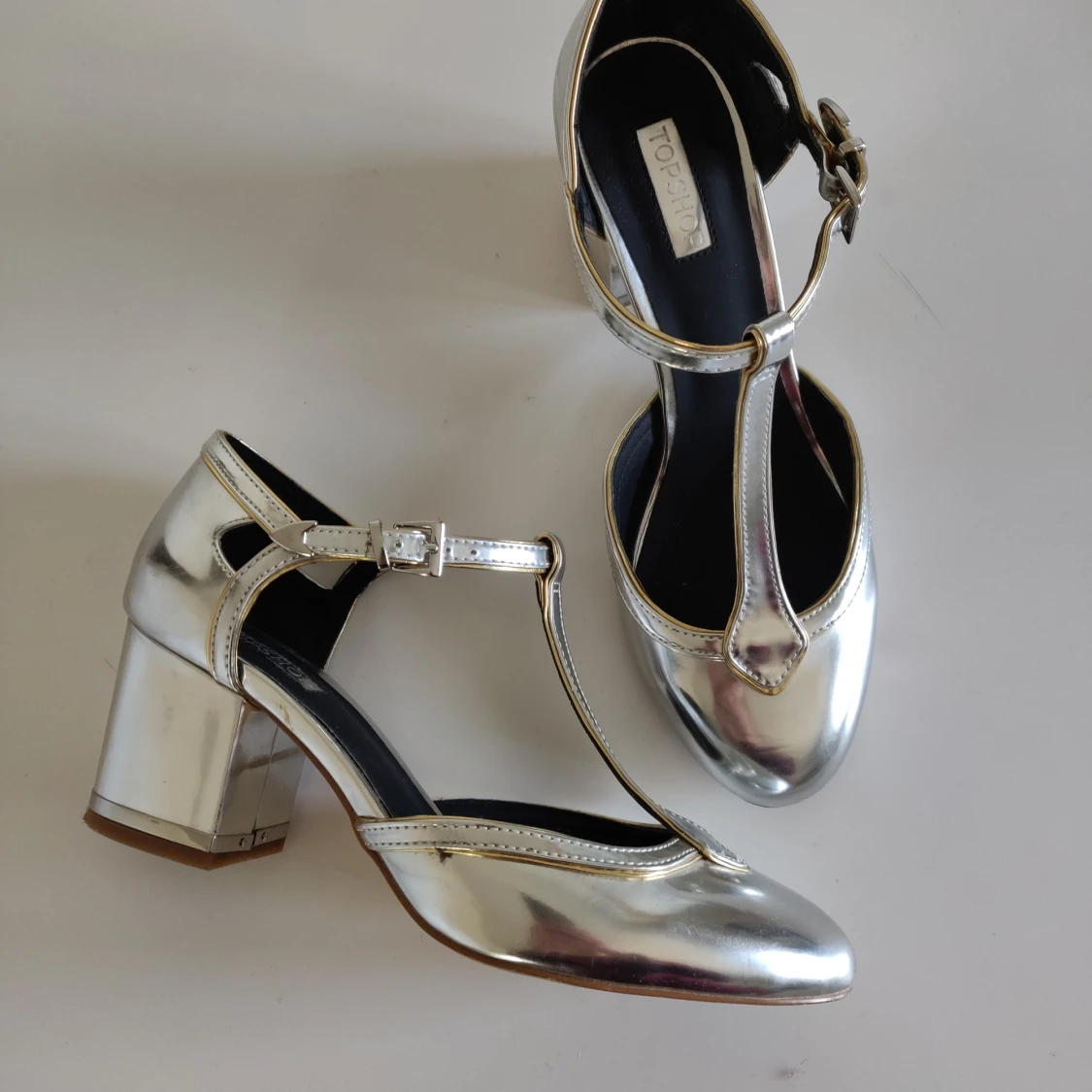 Silverklackar från Topshop